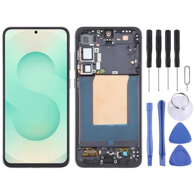 OLED LCD Screen for Samsung Galaxy S25+ SM-S936B LCD Screen With Frame Replacement