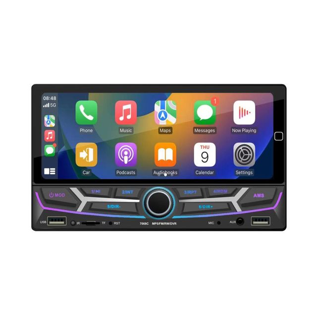 Android 6.86 inch One Din car MP5 player wireless Carplay Android auto