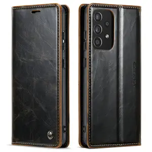 CaseMe-Funda de cuero sintético para Samsung Galaxy A33, funda de piel sintética sencilla para Samsung Galaxy A33 A13 A23, venta directa