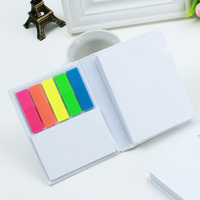 Couverture rigide durable auto-adhésive amovible bloc-notes autocollant coloré cadeau promotionnel de marque pour le marketing d'entreprise