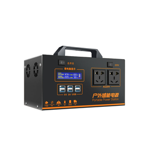 สถานีไฟฟ้าพกพาลิเธียมเทอร์นารีใหม่เอี่ยม คลื่นไซน์ปรับแต่งได้ 1500W 220V AC Output รองรับแผงโซลาร์เซลล์ 200W พร้อมฟังก์ชั่นสตาร์ทรถยนต์ - Product Image 1