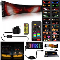 Écran LED pour voiture Devil Eye, application personnalisée, mots, animations, images, affichage LED flexible sur le pare-brise, programmable pour camion