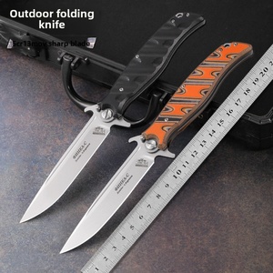 มีดพับเหล็กแข็งแรงทนทานจากจีน 3cr13 สำหรับกิจกรรมกลางแจ้ง ตั้งแคมป์ ตกปลา เดินป่า พกพาสะดวก EDC มีดทางยุทธวิธี OEM ไนลอนไฟเบอร์ - Product Image 2