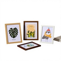 Cadre photo en bois MDF auto-assemblable en gros, 3,5 pouces, format 5-A4, pour table et mur |   Cadre photo DIY de qualité supérieure