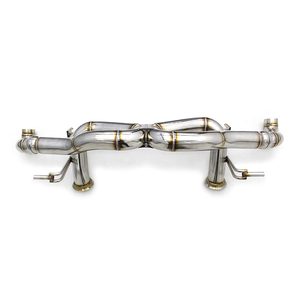 Auto Racing Sport Car Straight X 76 mm tuyau d'échappement pour <span class=keywords><strong>Audi</strong></span> <span class=keywords><strong>R8</strong></span> V10 5.2L 2008-2016 <span class=keywords><strong>3</strong></span> pouces tuyau d'échappement silencieux en acier inoxydable - Product Image 1