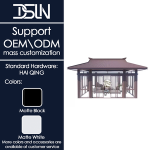 Mùa Đông Vườn Đơn Lập Có Thể Thu Vào Nhôm Kính Cường Lực Bốn Mùa Phòng Mặt Trời Nhà Ngoài Trời Không Thấm Nước Ngoài Trời Cửa Sổ Phòng - Product Image 2