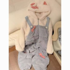Pijama <span class=keywords><strong>de</strong></span> una pieza con capucha <span class=keywords><strong>de</strong></span> forro polar <span class=keywords><strong>de</strong></span> coral <span class=keywords><strong>para</strong></span> <span class=keywords><strong>mujer</strong></span>, ropa <span class=keywords><strong>de</strong></span> dormir <span class=keywords><strong>de</strong></span> manga larga, <span class=keywords><strong>disfraz</strong></span> <span class=keywords><strong>de</strong></span> cosplay <span class=keywords><strong>para</strong></span> fiesta <span class=keywords><strong>de</strong></span> Halloween IM153-W - Product Image 4