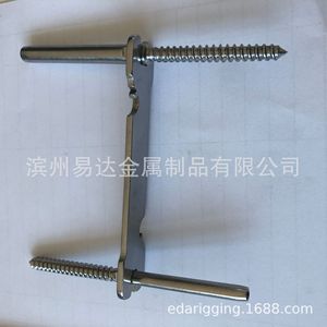 Conector de rosca de madera 18/316 M6, tensor de acero inoxidable de doble extremo para barandillas de terraza y montaje de muebles - Product Image 3