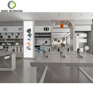 Muebles de Exhibición para Tiendas de Teléfonos de Alta Gama, Vitrina de Exhibición para Teléfonos Inteligentes de Alta Calidad con Mesa de Exhibición de Madera - Product Image 3