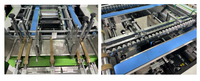 MSKC-930KZ industrielle automatische Dual-Station Handy-Box Karton V Schlitz maschine Geschenk box Karton Einst ech maschine