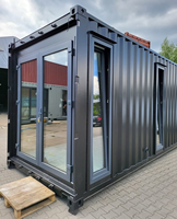 Maison Modulaire Préfabriquée de Luxe Industrielle Durable de 40 pieds – Conteneur d'Expédition Préfabriqué Écologique avec Salon Intégré