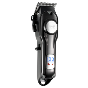 Kit de Toilettage et de Coupe de Cheveux Professionnel Rechargeable <span class=keywords><strong>RAF</strong></span> 6000RPM, Tondeuse Électrique pour Barbier avec Affichage Numérique - Product Image 3