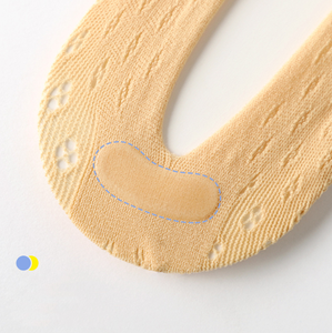 Femmes été cinq <span class=keywords><strong>doigts</strong></span> Yoga <span class=keywords><strong>chaussettes</strong></span> velours maille <span class=keywords><strong>chaussettes</strong></span> courtes anti-dérapant respirant décontracté Invisible section mince orteil fendu - Product Image 3