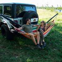 Support de hamac monté sur attelage AUTOBOTS, direct usine, cadre en acier thermolaqué pour camping, fêtes et détente en camion