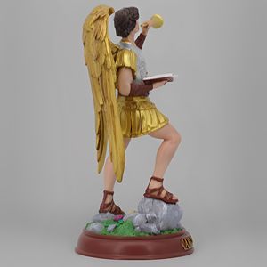 Estatuas Religiosas Católicas al por Mayor de Fábrica, Estatua de Resina Cristiana de Color, San Gabriel <span class=keywords><strong>Evangelista</strong></span> - Product Image 5