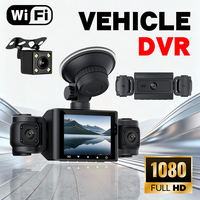 Caméra embarquée 4 canaux avec vision nocturne WDR 170 FOV, écran IPS 2 pouces, enregistreur vidéo 1080P, accessoires de voiture avant et arrière S7S