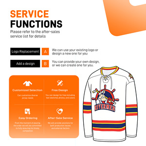 Maillot de gardien de but blanc des Capitals de Washington, avec rayures, logo brodé en twill, respirant, séchage rapide, maillot de hockey sur glace - Product Image 4