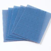 Mavi Seramik Yüksek Sertlikte Fileli Zımpara Pedleri Islak/Kuru Aşındırıcı File 75*100mm OEM Alçıpan Zımparası