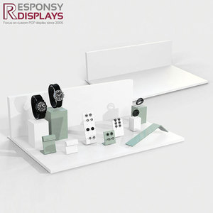 Acrilico controsoffitto orologio espositore trasparente vetrina per la moda orologio da polso serie di presentazione negozio di gioielli - Product Image 1