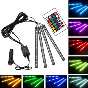 Top Bán Không Dây Điều Khiển Từ Xa Không Thấm Nước Ip67 Rgb 12V Strip Xe <span class=keywords><strong>Led</strong></span> Nội Thất Thanh Ánh Sáng - Product Image 5