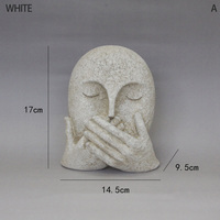Vente en Gros de Figurines Abstraites Visage Nordique Sculptures Contemporaines Art Home Decor Objets Décoratifs pour Salon Bureau Décoration