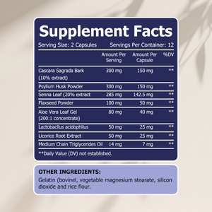 Manufacturer Factory 14 Days Colon Cleanse Capsules Balance Gut Flora Nutritional <b>Supplement</b> Slimming Capsules - Product Image 2