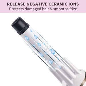 Fer à boucler professionnel en céramique rose, chauffage électrique automatique, à ions négatifs, pour femmes, vente en gros à prix abordable - Product Image 5