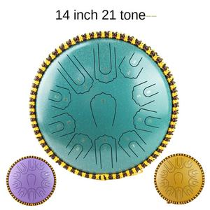 Nuevo tambor de lengua de acero de 14 pulgadas con disco de percusión de lengua de acero de 21 tonos, tambor Musical vacío de Color, <span class=keywords><strong>olvida</strong></span> la preocupación - Product Image 2