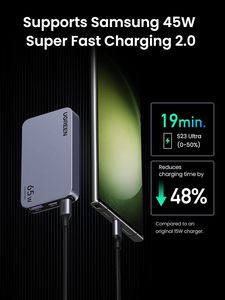 <span class=keywords><strong>Chargeur</strong></span> USB C UGREEN Nexode Pro 65W pour <span class=keywords><strong>MacBook</strong></span>, <span class=keywords><strong>chargeur</strong></span> mural compact ultra-fin GaN à 3 ports, charge rapide PPS - Product Image 5