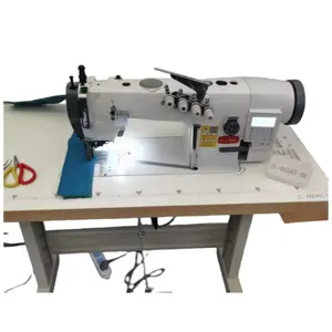 Máquina de coser de doble aguja de cadena sincronizada al por mayor de fábrica