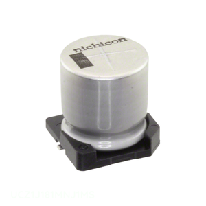 ตัวเก็บประจุ180 uF ชนิดยึดติดพื้นผิวแบบ UCZ1J181MNJ1MS สารส้ม180 uF 20% 63V SMD - Product Image 1