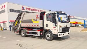 ความแข็งแกร่งของโรงงาน <span class=keywords><strong>Dongfeng</strong></span> ผลิตเครื่องอัดขยะ5ตารางอย่างมีประสิทธิภาพและรถบดอัด - Product Image 2