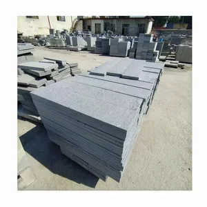 Ding Li STONE Wholesale Outdoor Wall Park Granite Stairs Flamed Polished Surface Floor Tiles G654 Granite