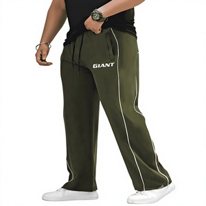 Men's Workout <b>Joggers</b> Stretch Fabric Fitness Pants Private Label Sportswear Supplier Unisex Baggy <b>Trousers</b> Wide Leg Cargo Pants - Product Image 1