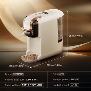 Machine à café <span class=keywords><strong>multi</strong></span>-capsules, expresso chaud/froid, cafetière 5-en-1 compatible avec les capsules K Cup, les capsules Nes Original/DG et le café moulu - Product Image 3