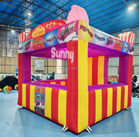 Puesto de Venta Inflable Portátil Personalizado Tipo Oxford para Carnaval, Kiosco para las Cuatro Estaciones en Venta