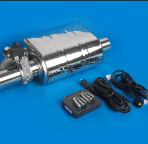 조정 자동차 사운드 광택 스테인레스 스틸 자동차 자동차 배기 밸브 머플러 전기 원격 밸브 valvetronic 배기