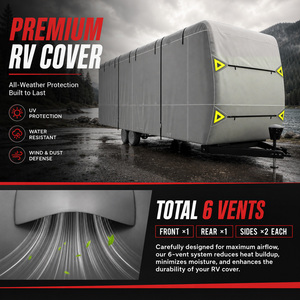 Housse de camping-car Bestway 7 plis en tissu non tissé, imperméable, résistante, avec protection UV, protection quatre saisons, entrée par fermeture éclair - Product Image 6