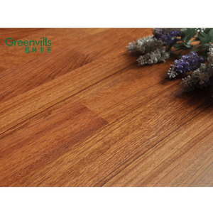 Không thấm nước và chống trầy xước <span class=keywords><strong>jatoba</strong></span> gỗ thiết kế sàn gỗ, nhà máy giá rẻ 3 ply 3 dải sàn gỗ - Product Image 5