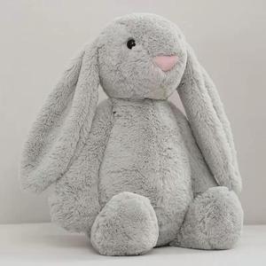 Cute <b>Easter</b> Wighted Long Ear Bunny Rabbit Plush Toys PP Cotton Padding Soft Soothing Comforter Washed Kids Party Birthday Gift - Product Image 6