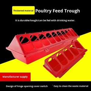 Comedero y Bebedero Largo con Múltiples Orificios <span class=keywords><strong>para</strong></span> Pollos, Patos y Gansos, 30 cm - Product Image 5