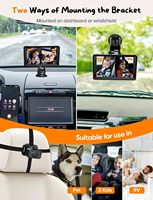 Caméra de voiture pour bébé Kidsneed - Moniteur bébé pour voiture avec écran large de 7 pouces, matériau FR4 et certification CE