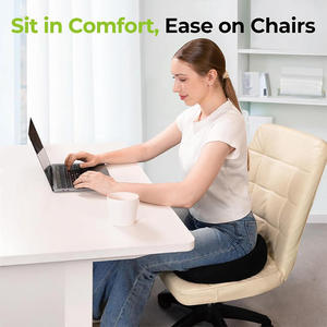 Cuscino Ortopedico a <span class=keywords><strong>Ciambella</strong></span> Innovativo con Foro Centrale e Intaglio per il Coccige per Emorroidi, Coccige, Sciatica, Gravidanza - Product Image 4