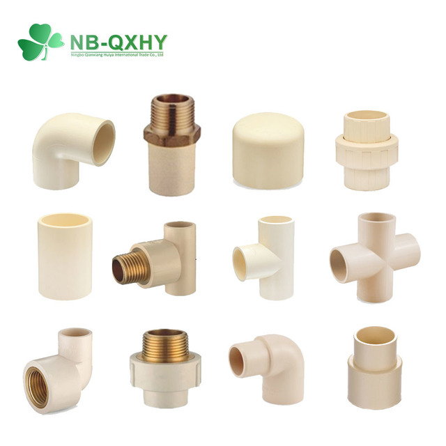 China Factory ASTM D2846 CPVC Fitting PVC 45 90 Degree Elbow Bend Plastic Pipe Fittings