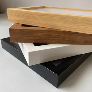 Wholesale Small Size <strong>Square</strong> 6x6 8x8 10x10 Inch PS White Shadow Box <strong>Frames</strong> With Glass - Product Image 6