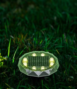 INCX ABS LED <strong>Solar</strong> Ground <strong>Lights</strong> IP65 Waterproof Cold White Modern 16 Pack Outdoor Garden Landscape Patio Pathway Lawn <strong>Deck</strong> - Product Image 5