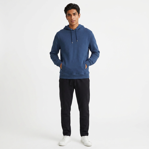 Custom Logo Pullover <b>Hoodie</b> Polyester Cotton French Terry Fleece Casual <b>Lightweight</b> <b>Hoodie</b> For Men Cheap Price Blank <b>Hoodies</b> - Product Image 1