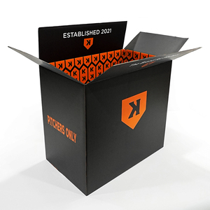 Boîte <span class=keywords><strong>d</strong></span>'expédition en carton ondulé personnalisée pour la literie, emballage domestique, grande taille avec logo noir et orange, impression recto-verso - Product Image 5