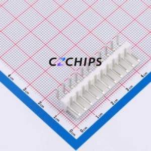 VH-11AWT Wire-to-Board Pin Header Bent Lead Through Hole,P=3.96mm Connector 1x11P 3.96mm Right Angle Insert 11P - Product Image 1