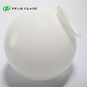 Cúpula de Vidrio Blanco Ópalo de Tamaño Personalizado, Pantalla de Vidrio para Lámpara, Cubierta de Vidrio para Lámpara Colgante de Interior - Product Image 4